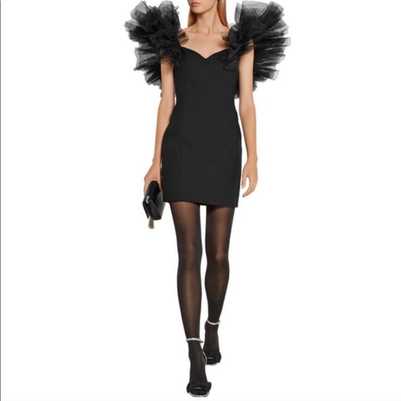 Saint Laurent Silver Glitter Heels with Bow Detail - Picture 8 of 8